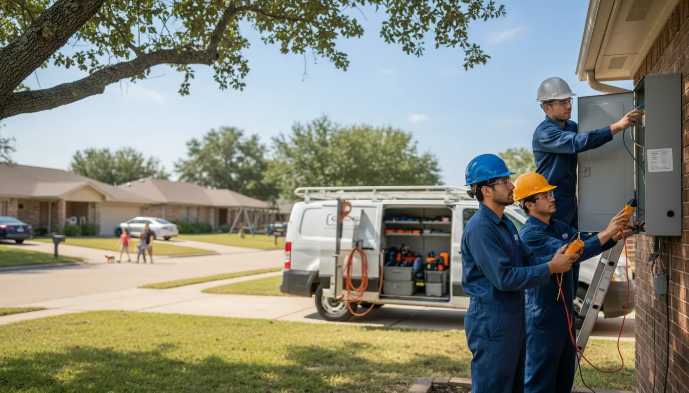 Emergency electrical repair services provided by licensed electricians in Delaware